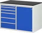 RAU Schubladenschrank Serie 7000 inclusive Arbeitsplatte Melaminharz
