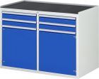 RAU Schubladenschrank Serie 7000 4 Schubladen Größe L 2 Flügeltüren Größe L