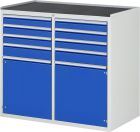 RAU Schubladenschrank Serie 7000 8 Schubladen Größe L 2 Flügeltüren Größe L