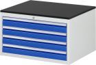 RAU Schubladenschrank Serie 7000 inclusive Arbeitsplatte Melaminharz