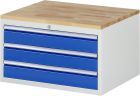 RAU Schubladenschrank Serie 7000 3 Schubladen Größe XL Breite 770 mm