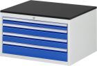 RAU Schubladenschrank Serie 7000 inclusive Arbeitsplatte Melaminharz