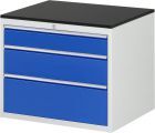 RAU Schubladenschrank Serie 7000 inclusive Arbeitsplatte Melaminharz