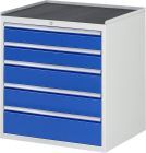RAU Schubladenschrank Modell XL5.11 Breite 770 mm x Tiefe 650 mm x Höhe 825 mm