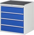 RAU Schubladenschrank Modell XL5.1 Breite 770 mm x Tiefe 650 mm x Höhe 825 mm