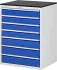 RAU Schubladenschrank Serie 7000 inclusive Arbeitsplatte Melaminharz