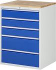 RAU Schubladenschrank Modell XL7.4 Breite 770 mm x Tiefe 650 mm x Höhe 1035 mm
