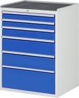 RAU Schubladenschrank Serie 7000 6 Schubladen Größe XL Breite 770 mm