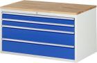 RAU Schubladenschrank Serie 7000 inklusive Buche Arbeitsplatte