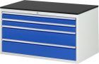 RAU Schubladenschrank Serie 7000 inclusive Arbeitsplatte Melaminharz