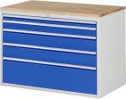 RAU Schubladenschrank Modell XXL5.2 Breite 1145 mm x Tiefe 650 mm x Höhe 825 mm