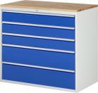 RAU Schubladenschrank Serie 7000 5 Schubladen Größe XXL Breite 1145 mm