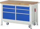RAU Absenkbare Werkbank 8000 - Modell 8475 Breite 1250 mm
