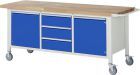 RAU Fahrbare Werkbank Modell 8569 Breite 2000 mm x Tiefe 700 mm x Höhe 880 mm