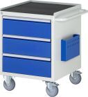 RAU Montagewagen Serie 7000 3 Schubladen Größe L Breite 580 mm