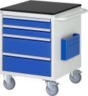 RAU Montagewagen Serie 7000 4 Schubladen Größe L Breite 580 mm