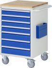 RAU Montagewagen Serie 7000 Breite 580 mm inklusive Buche Arbeitsplatte