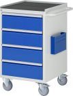 RAU Montagewagen L5.1 B580 x T650 x H975 mm, Gestell RAL7035, Ausstatung RAL5010