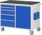 RAU Montagewagen Serie 7000 5 Schubladen Größe L 1 Flügeltür Größe L Breite 1145 mm