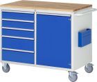 RAU Montagewagen Serie 7000 Breite 1145 mm inklusive Buche Arbeitsplatte