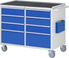 RAU Montagewagen LL5.3.3 B1145 x T650 x H975 mm, Gestell RAL7035, Ausstatung RAL5010