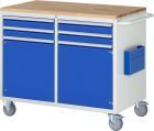 RAU Montagewagen Serie 7000 Breite 1145 mm inklusive Buche Arbeitsplatte