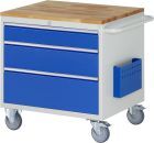 RAU Montagewagen Serie 7000 Breite 770 mm inklusive Buche Arbeitsplatte