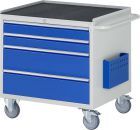 RAU Montagewagen Serie 7000 4 Schubladen Größe XL Breite 770 mm
