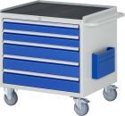 RAU Montagewagen Serie 7000 5 Schubladen Größe XL Breite 770 mm