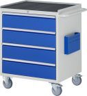 RAU Montagewagen XL5.1 B770 x T650 x H975 mm, Gestell RAL7035, Ausstatung RAL5010