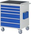 RAU Montagewagen XL5.9 B770 x T650 x H975 mm, Gestell RAL7035, Ausstatung RAL5010