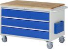 RAU Montagewagen XXL3.0 B1145 x T650 x H795 mm, Gestell RAL7035, Ausstatung RAL5010