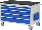 RAU Montagewagen Serie 7000 5 Schubladen Größe XXL Breite 1145 mm