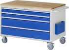 RAU Montagewagen Serie 7000 4 Schubladen Größe XXL Breite 1145 mm