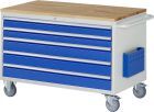 RAU Montagewagen Serie 7000 Breite 1145 mm inklusive Buche Arbeitsplatte