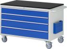 RAU Montagewagen Serie 7000 4 Schubladen Größe XXL Breite 1145 mm