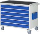 RAU Montagewagen Serie 7000 6 Schubladen Größe XXL Breite 1145 mm