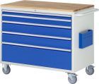 RAU Montagewagen Serie 7000 5 Schubladen Größe XXL Breite 1145 mm