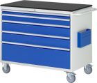 RAU Montagewagen Serie 7000 5 Schubladen Größe XXL Breite 1145 mm