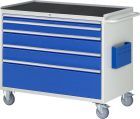 RAU Montagewagen XXL5.2 B1145 x T650 x H975 mm, Gestell RAL7035, Ausstatung RAL5010