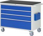 RAU Montagewagen Serie 7000 4 Schubladen Größe XXL Breite 1145 mm