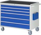 RAU Montagewagen Serie 7000 6 Schubladen Größe XXL Breite 1145 mm