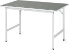 RAU Arbeitstisch Serie Jerry Breite 1250 mm x Tiefe 800 mm, Farbe Gestell RAL7035