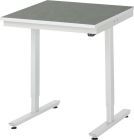 RAU Arbeitstisch Serie adlatus 150 Breite 750 x Tiefe 800 mm, Farbe Gestell RAL7035