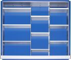 RAU Schubladen-Einteilungs-Set-52 Breite 680 mm x Tiefe 560 mm