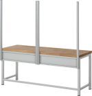 RAU Befestigungssatz mit Systemstützen Breite 2500 mm Farbe Gestell RAL7035