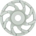 Klingspor DS 600 S Diamantschleifteller, 125 x 7,2 x 22,23 mm 16 Segmente 7,2 x 5,5 mm, Sp