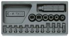 GEDORE Schraubenlöser-Sortiment 1/2" in 1/3 ES-Modul
