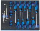 GEDORE Schraubendreher Satz in Check-Tool-Modul 15-tlg
