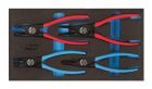 GEDORE Montagezangen-Satz in Check-Tool-Modul